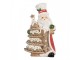 Vánoční dekorace Santa Claus se stromkem - 15*11*25 cm Clayre & Eef