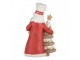 Vánoční dekorace Santa Claus se stromkem - 15*11*25 cm Clayre & Eef