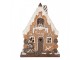 Perníková LED chaloupka Gingerbread Cotti - 15*8*19 cm Clayre & Eef