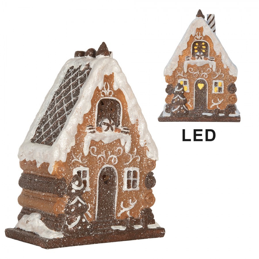 Perníková LED chaloupka Gingerbread Cotti - 15*8*19 cm