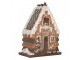 Perníková LED chaloupka Gingerbread Cotti - 15*8*19 cm Clayre & Eef