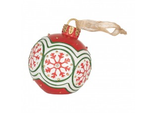 Christmas Ornament Christmas Bauble ? 12x14 Cm Red Plastic - ? 12*14 cm