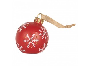 Christmas Ornament Christmas Bauble ? 12x14 Cm Red Plastic - ? 12*14 cm