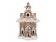 Perníková LED chaloupka Gingerbread Cotti - 16*15*25 cm Clayre & Eef