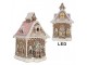 Perníková LED chaloupka Gingerbread Cotti - 16*15*25 cm Clayre & Eef