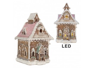 Perníková LED chaloupka Gingerbread Cotti - 16*15*25 cm