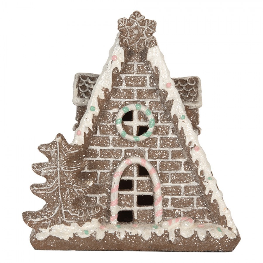Perníková LED chaloupka Gingerbread Cott - 17*10*18 cm