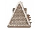 Perníková LED chaloupka Gingerbread Cott - 17*10*18 cm Clayre & Eef
