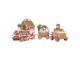 Vánoční perníkový vláček se Santou Gingerbread Train - 33*10*15 cm Clayre & Eef