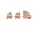 Vánoční perníkový vláček se Santou Gingerbread Train - 33*10*15 cm Clayre & Eef