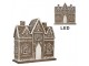 Perníková LED chaloupka Gingerbread Cotti - 26*10*25 cm Clayre & Eef