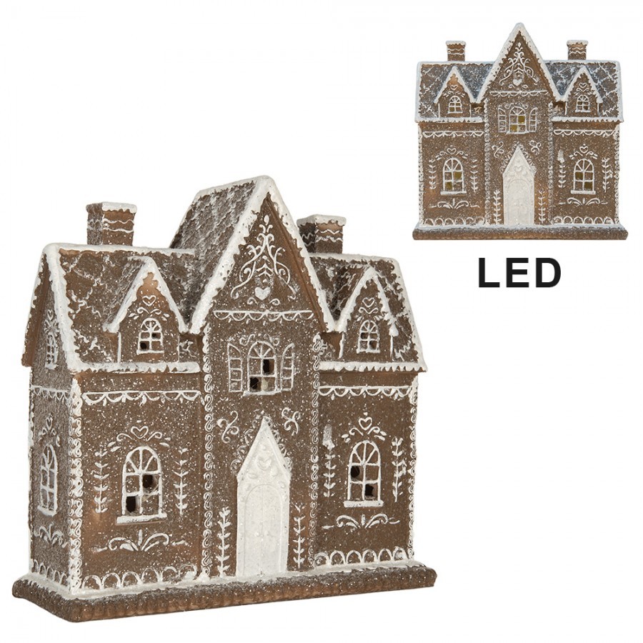 Perníková LED chaloupka Gingerbread Cotti - 26*10*25 cm