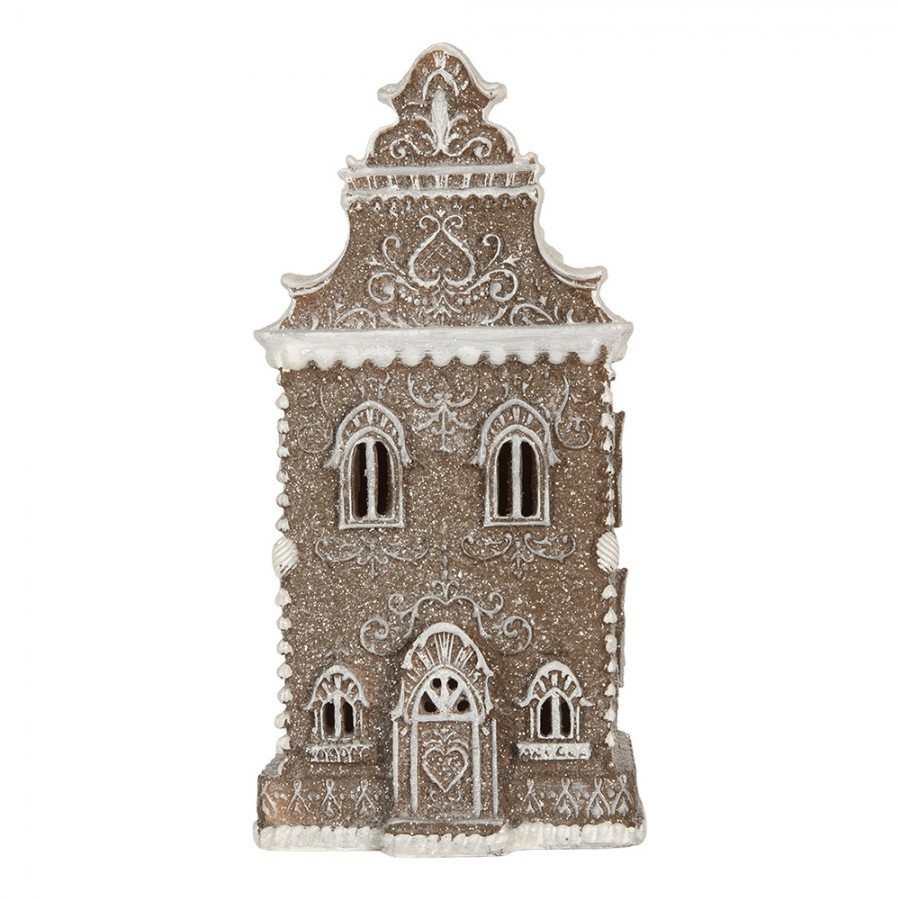 Perníkový LED domek Gingerbread Cotti - 12*11*25 cm Clayre & Eef Perníkový LED domek Gingerbread Cotti - 12*11*25 cm Clayre & Eef