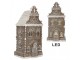Perníkový LED domek Gingerbread Cotti - 12*11*25 cm Clayre & Eef