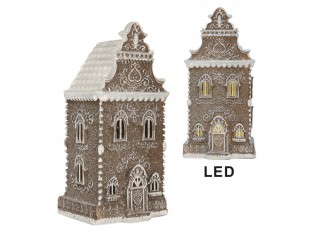 Perníkový LED domek Gingerbread Cotti - 12*11*25 cm