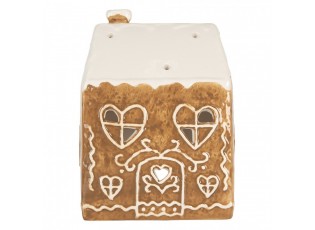 Perníková chaloupka na čajovou svíčku Gingerbread Cott - 12*7*16 cm