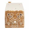Perníková chaloupka na čajovou svíčku Gingerbread Cott - 12*7*16 cm