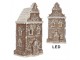 Perníkový LED domek Gingerbread Cotti - 12*11*25 cm Clayre & Eef
