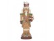Perníkový LED Louskáček Gingerbread Nutcracker - - 13*10*31 cm / 3*AAA Clayre & Eef