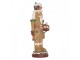 Perníkový LED Louskáček Gingerbread Nutcracker - - 13*10*31 cm / 3*AAA Clayre & Eef