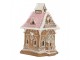 Perníkový LED domek kostel Gingerbread Cotti - 9*10*15 cm Clayre & Eef