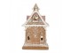 Perníkový LED domek kostel Gingerbread Cotti - 9*10*15 cm Clayre & Eef