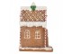 Perníkový LED domek Gingerbread Cotti Candy - 15*9*20 cm Clayre & Eef