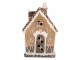 Perníková LED chaloupka Gingerbread Cotti - 13*9*20 cm Clayre & Eef
