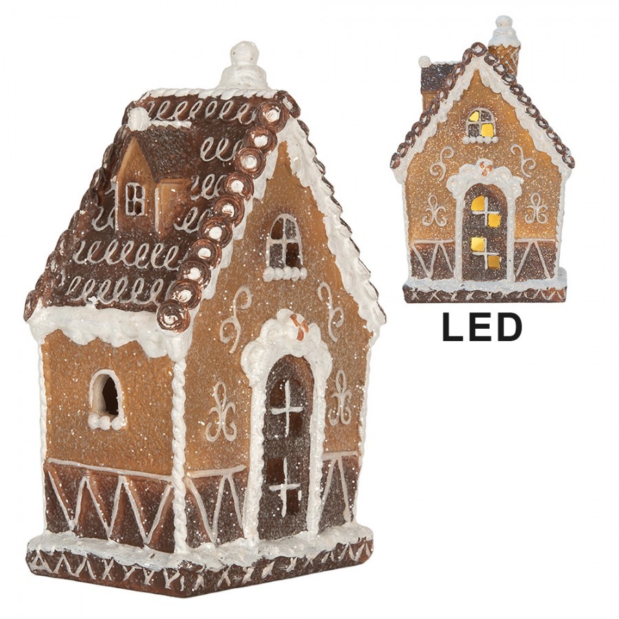 Perníková LED chaloupka Gingerbread Cotti - 13*9*20 cm