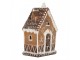 Perníková LED chaloupka Gingerbread Cotti - 13*9*20 cm Clayre & Eef