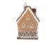 Perníková LED chaloupka Gingerbread Cotti - 13*9*20 cm Clayre & Eef