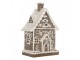 Perníkový LED domek Gingerbread Cotti - 16*10*23 cm Clayre & Eef