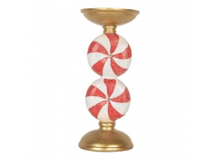 Christmas Decoration With LED Lighting ? 11x23 Cm Gold Colored Plastic - ? 10*23 cm