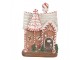 Perníková LED chaloupka Gingerbread Cott - 16*12*23 cm Clayre & Eef