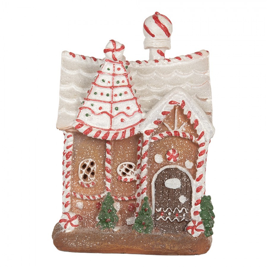 Perníková LED chaloupka Gingerbread Cott - 16*12*23 cm