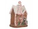 Perníková LED chaloupka Gingerbread Cott - 16*12*23 cm Clayre & Eef