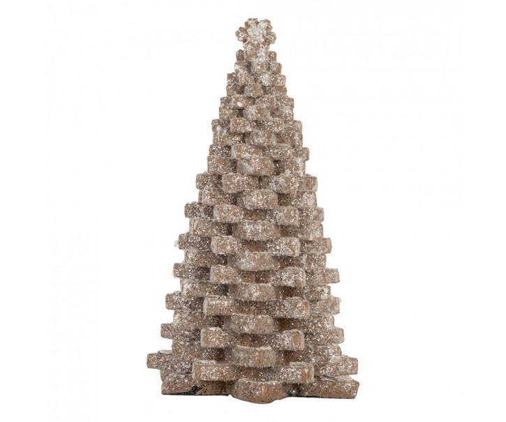 Dekorace perníkový stromek Gingerbread Tree - 15*15*25 cm Clayre & Eef