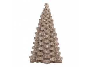 Dekorace perníkový stromek Gingerbread Tree - 15*15*25 cm