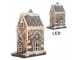 Perníková LED chaloupka Gingerbread Cotti - 15*9*20 cm Clayre & Eef