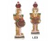Christmas Decoration Figurine Nutcracker 3 X AAA Brown Plastic - 12*10*35 cm Clayre & Eef