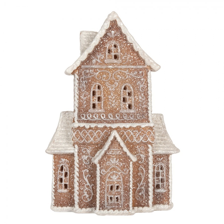 Perníková LED chaloupka Gingerbread Cott - 16*8*23 cm