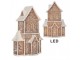 Perníková LED chaloupka Gingerbread Cott - 16*8*23 cm Clayre & Eef