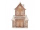 Perníková LED chaloupka Gingerbread Cott - 16*8*23 cm Clayre & Eef