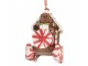 Christmas Ornament Train 9x5x9 Cm Brown Plastic - 9*5*9 cm Clayre & Eef