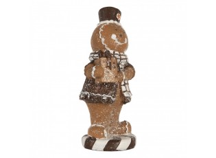 Christmas Decoration Figurine Gingerbread Man 9x8x20 Cm - 9*8*20 cm