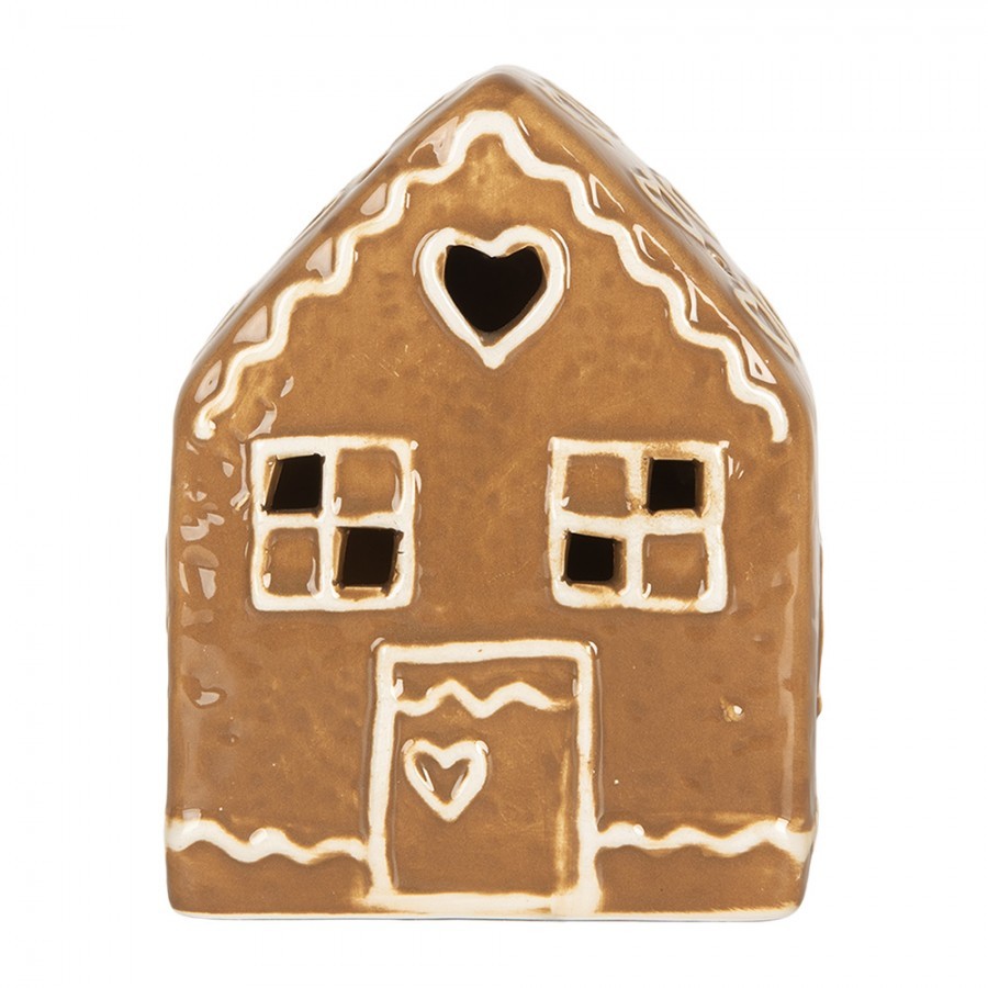 Perníková LED chaloupka Gingerbread Cott - 8*6*10 cm
