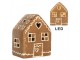 Perníková LED chaloupka Gingerbread Cott - 8*6*10 cm Clayre & Eef