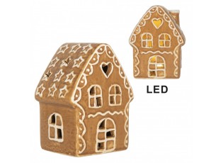 Perníková LED chaloupka Gingerbread Cott - 8*6*11 cm