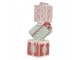 Christmas Decoration Gift 14x16x36 Cm Red Plastic - 14*16*36 cm Clayre & Eef