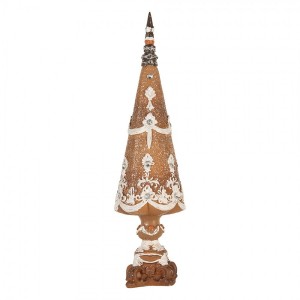 Dekorace perníkový stromek Gingerbread Tree - Ø 10*39 cm